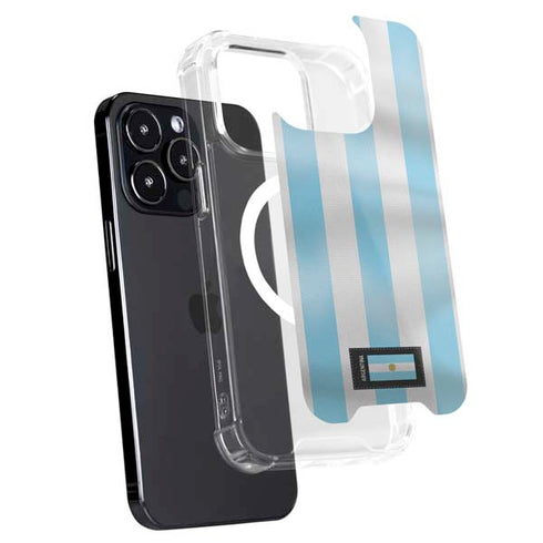 Argentina Soccer Flag iPhone 14 Pro Max MagSafe Case